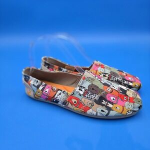 BOBS Skechers Dogs Sneakers Flats 8 EU 38 Khaki Pink Canvas Slip On Womens Shoes